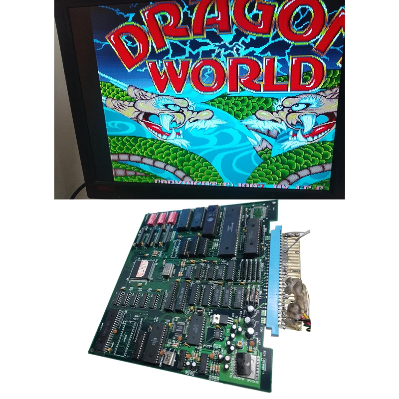 China Dragon Generation Arcade Board World Edition Game Arcade Motherboard PCB Board