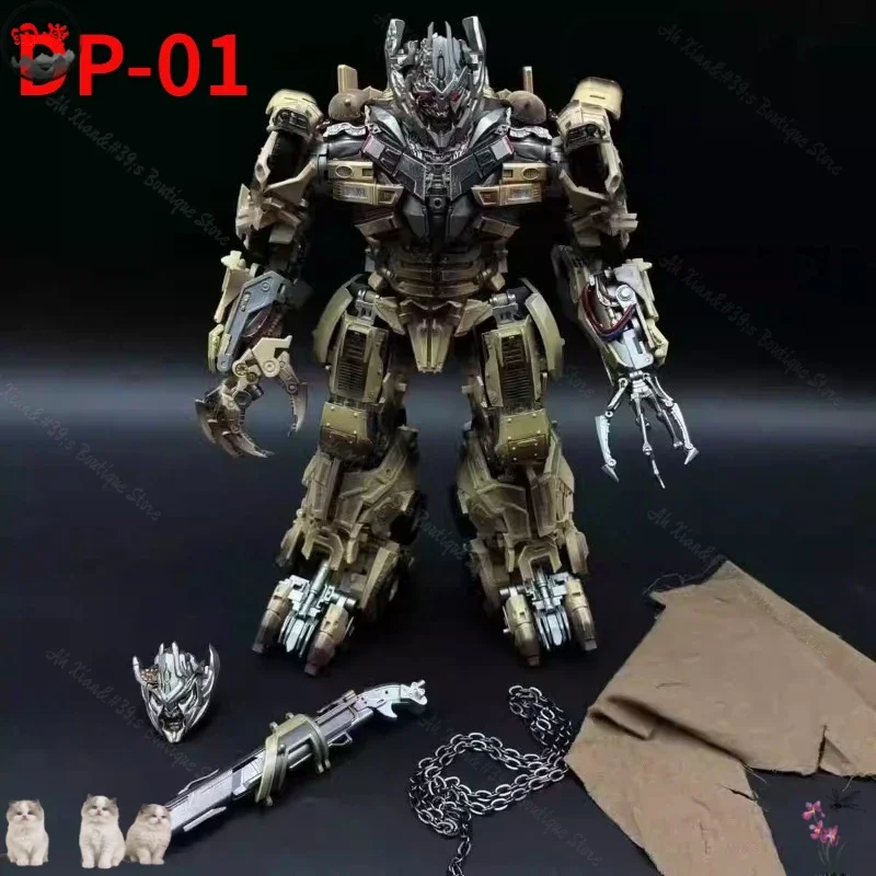 In Stock Transformed Toy DP-01 Tanker Truck Alloy Large Desert Battle Damaged Version DLX Scale Model Autobot Action Figure