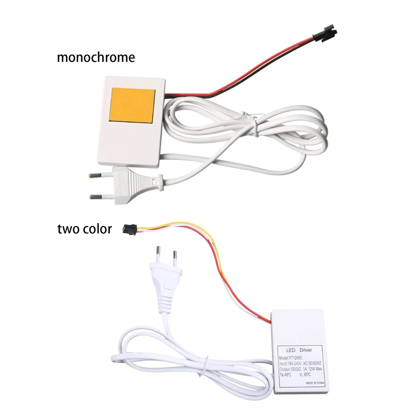 Y1UD Luce da Specchio Isolata per Interruttore Touch per Lampade a Risparmio Energetico Tubi Luminosi LED