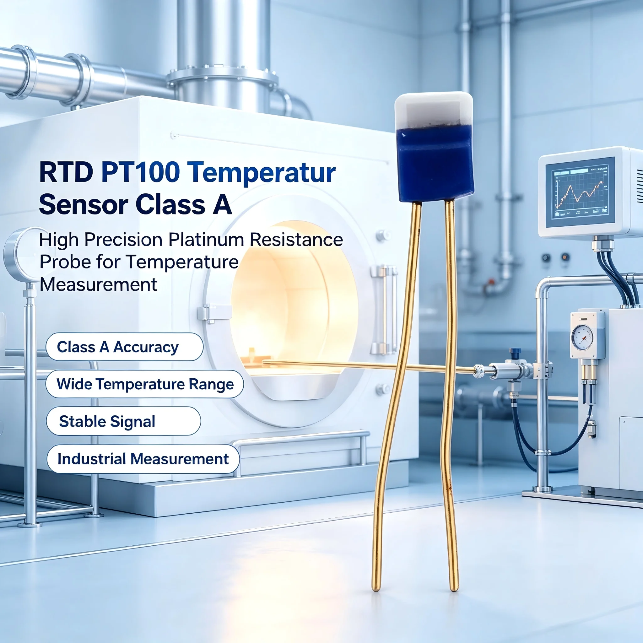 RTD PT100 Thin Tiny Mini Film Type Class A Temperature Sensors Probe M High Quality -50 ℃ ∽ 4OO ℃ Durable 1PC/5PCS/10PCS
