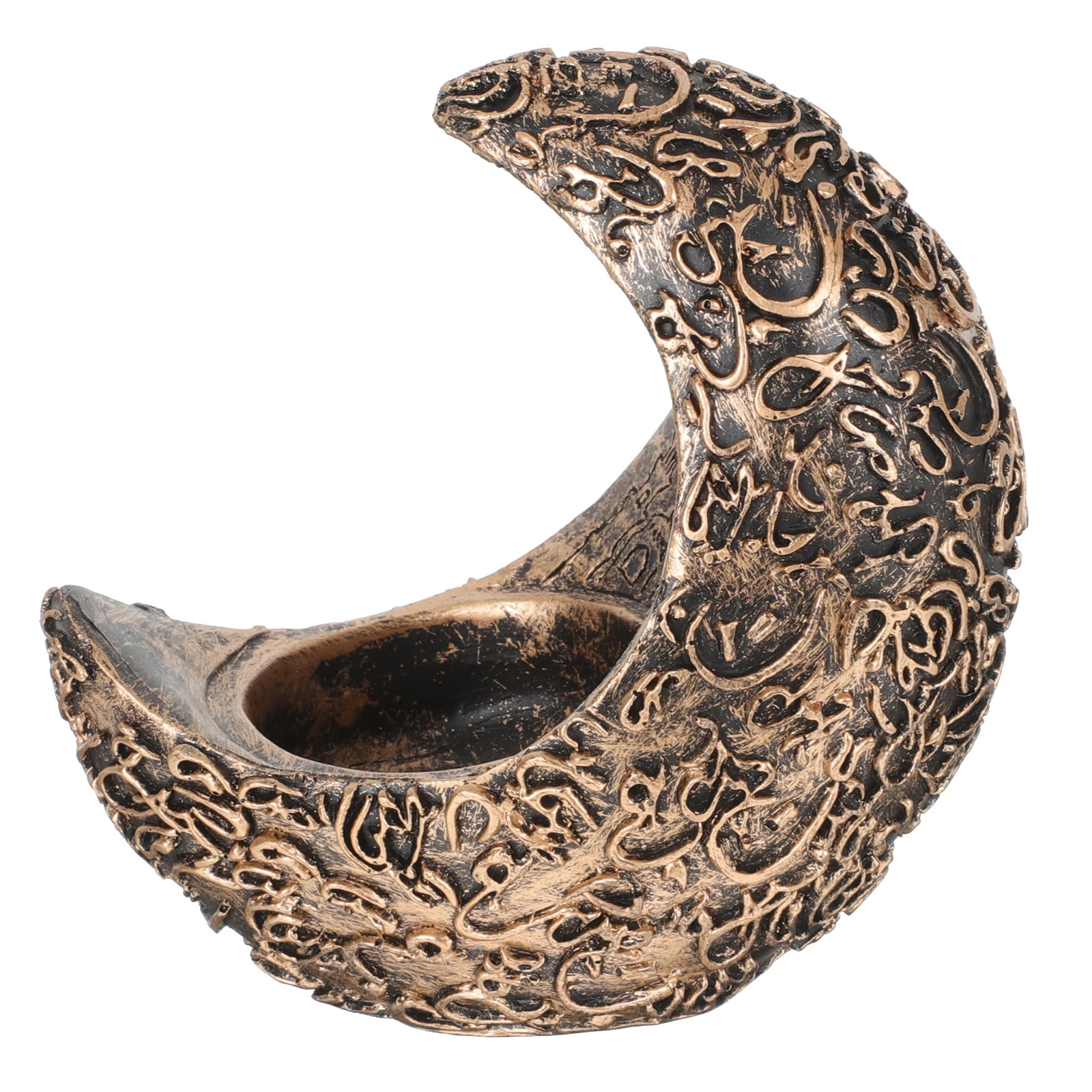 

Moon Shaped Holder Decor Festival St Ramadan Eid Creative Tabletop Decorative Ramadan C C