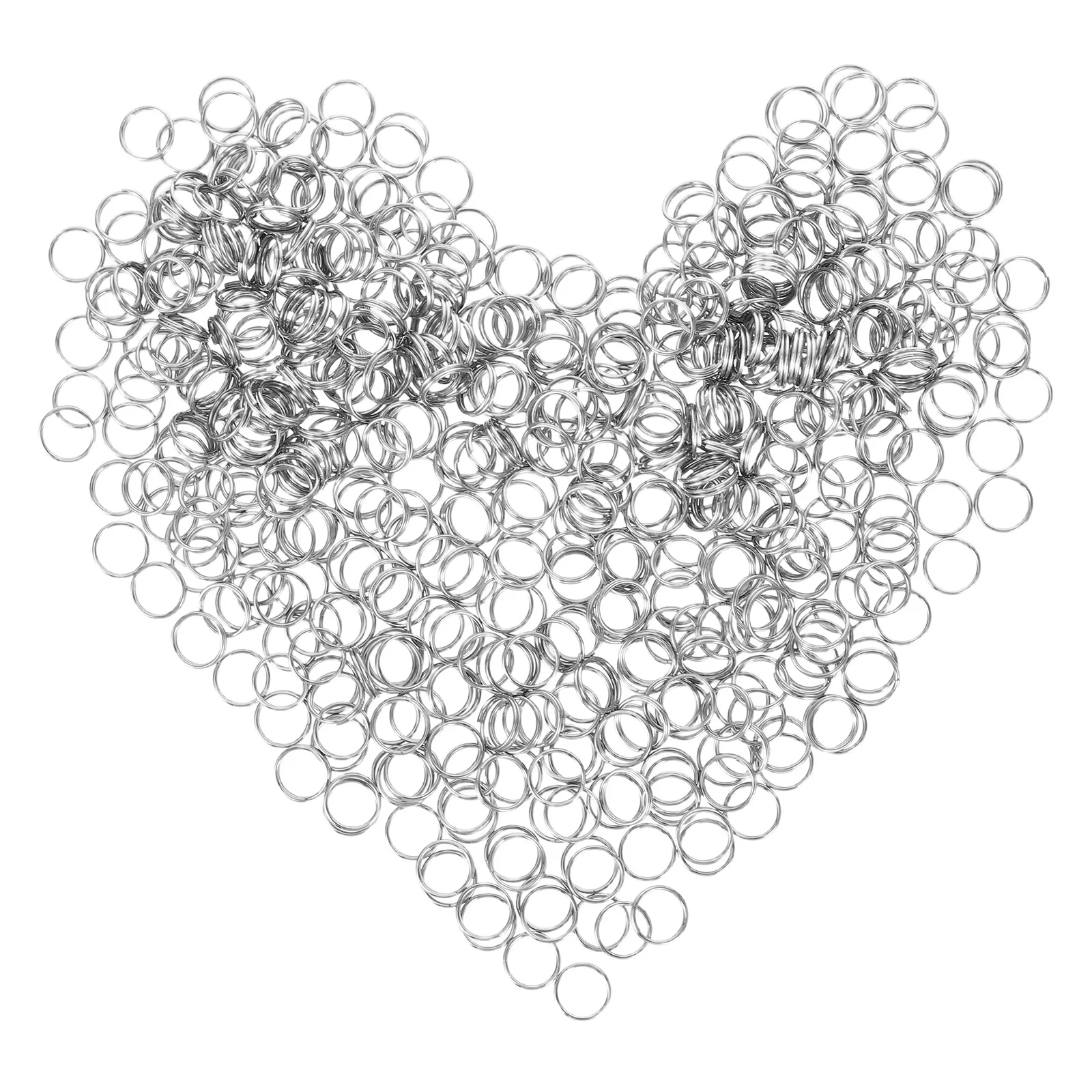 

500Pcs Small Necklace Connector Clasp Jewelry Fastener for DIY Crafting Bracelets Earrings Pendants Jewellery Making Charms