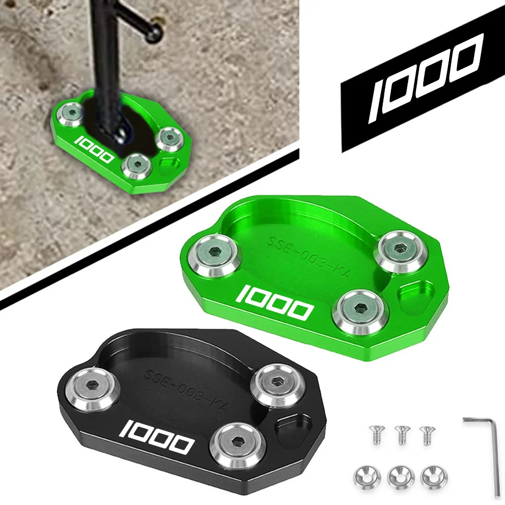 

For Kawasaki NINJA 1000 Motorcycle Kickstand Foot Pad Side Stand Enlarger Sled Sidestand Ninja1000 2013 2014 2015 2016 2017 2018