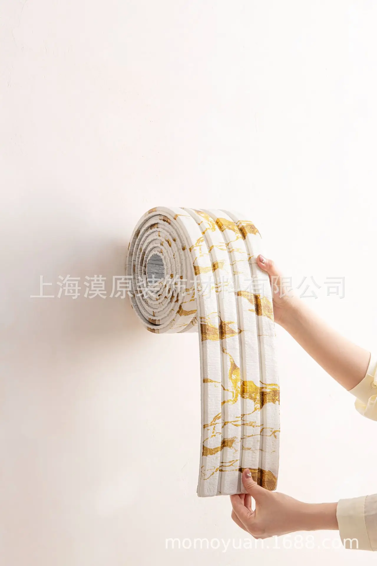 Self-Adhesive Anti-Collision Wall Padding Thickened Protective Sticker Strip Slat Wall Panel