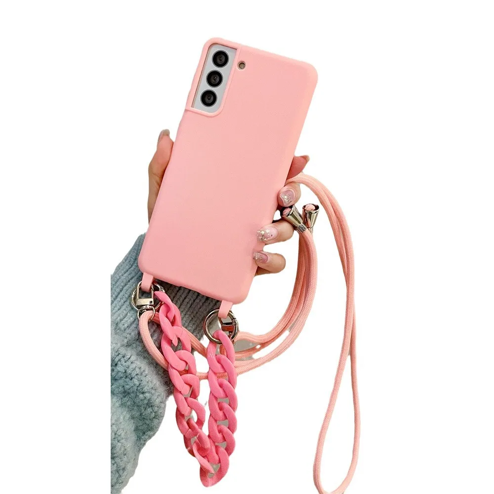 ينطبق على iphone17 Samsung S25 حالة الهاتف المحمول S24 Apple حالة لينة 16 الحبل رسول حالة الهاتف المحمول واقية #5