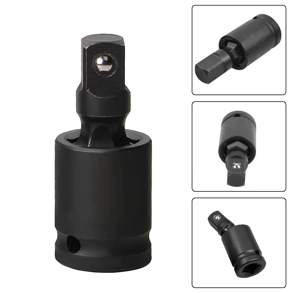 Universal Degree Pneumatic Swivel Joint Air Wobble Socket Adapter Hand Tool 1/2 Inch Driver Converter