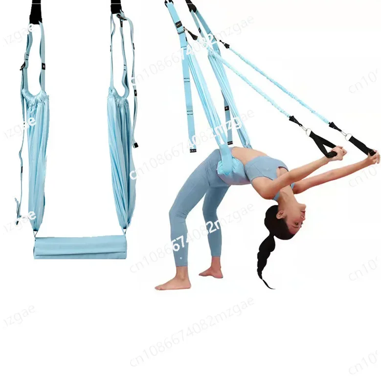 Multi functional aerial yoga tension rope, a horse trainer that can invert a single word without drilling holes