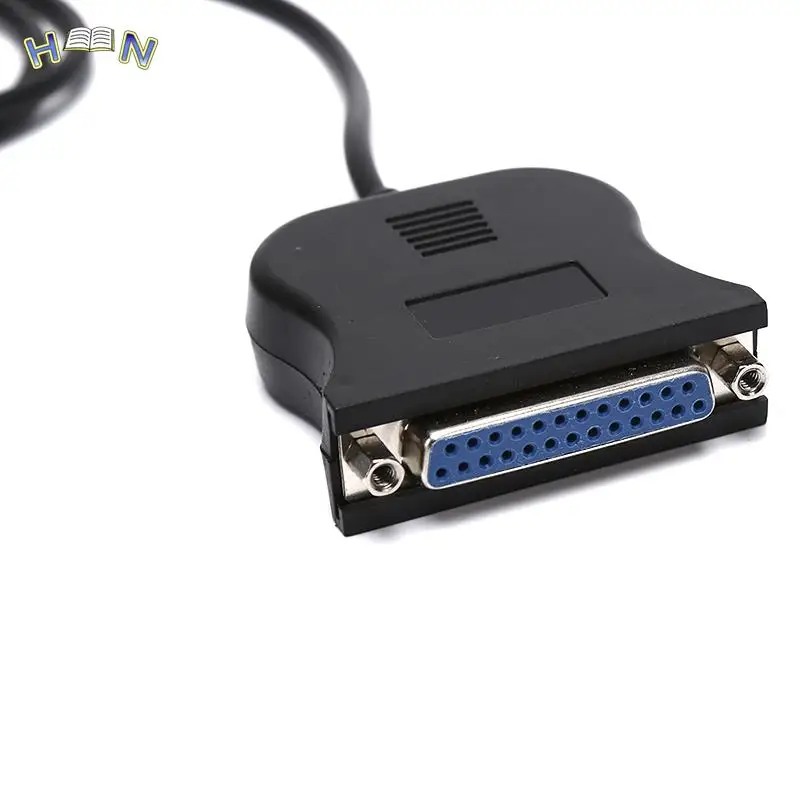 1pc 120cm USB 2.0 to 25 Pin Parallel Port Printer Cable IEEE 1284 USB To Parallel Adapter Cable