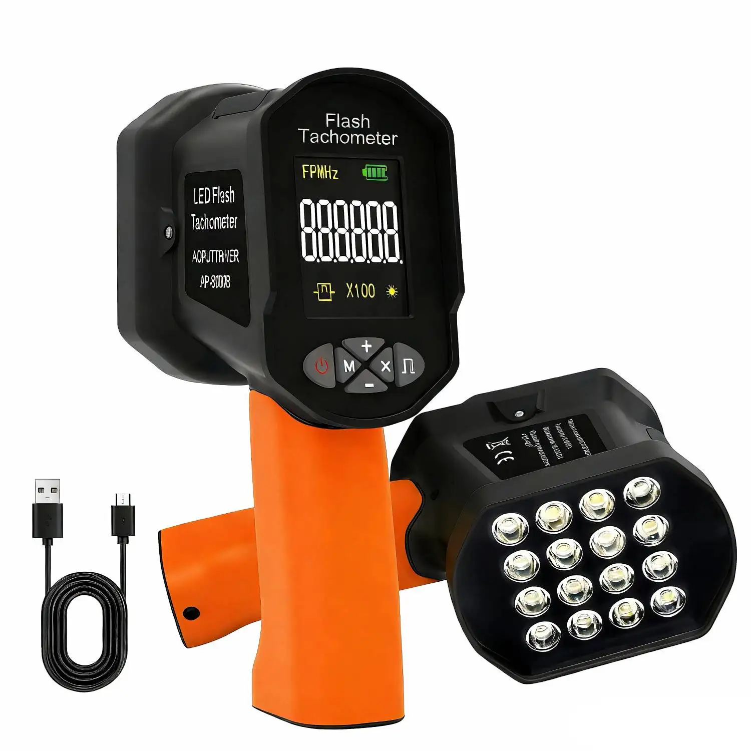 

HoldPeak ручной светодиодный тахометр 60-100000 об/мин