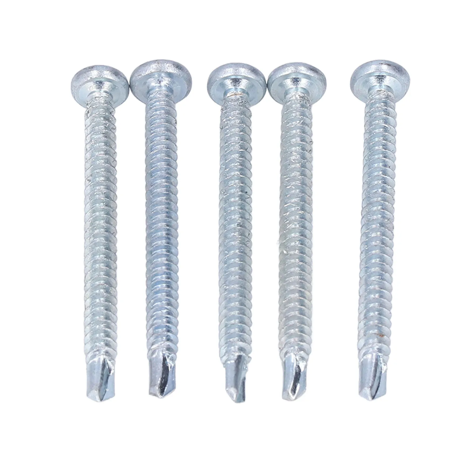 50 Stück selbst bohrende Schraube Kreuz verzinkter Kohlenstoffs tahl Befestigungs elemente Hardware 4,2x50mm Flach kopf