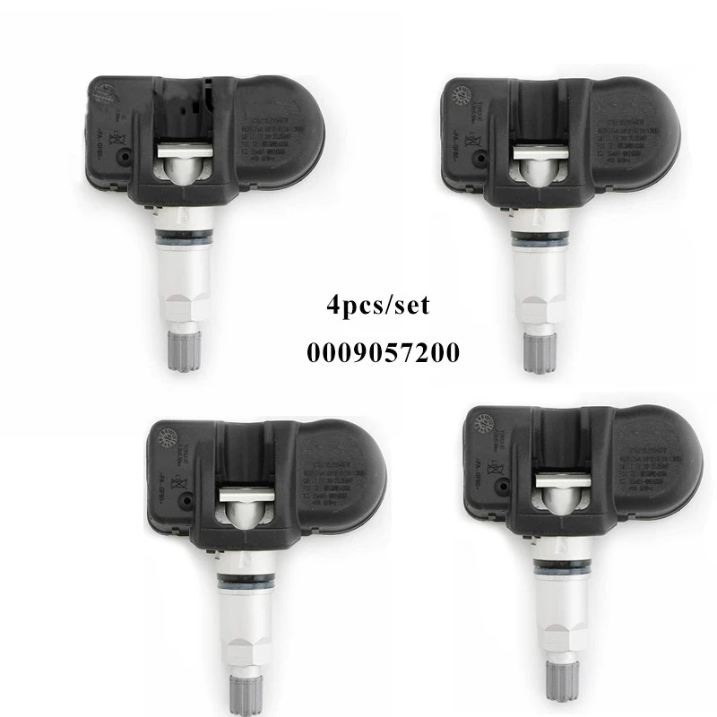 

OEMEMBER 4pcs A0009057200 Car Tire Pressure Sensor TPMS Monitoring System For Mercedes Benz E350 C250 C300 C350 0009050030