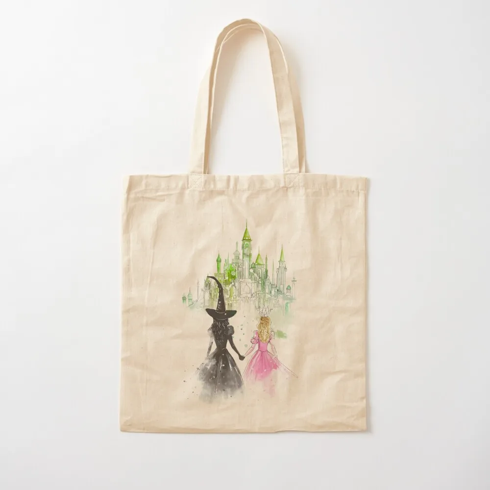 Wicked Witch of The East, Glinda The Good Witch, Emerald City Art, Wizard of Oz Tote Bag