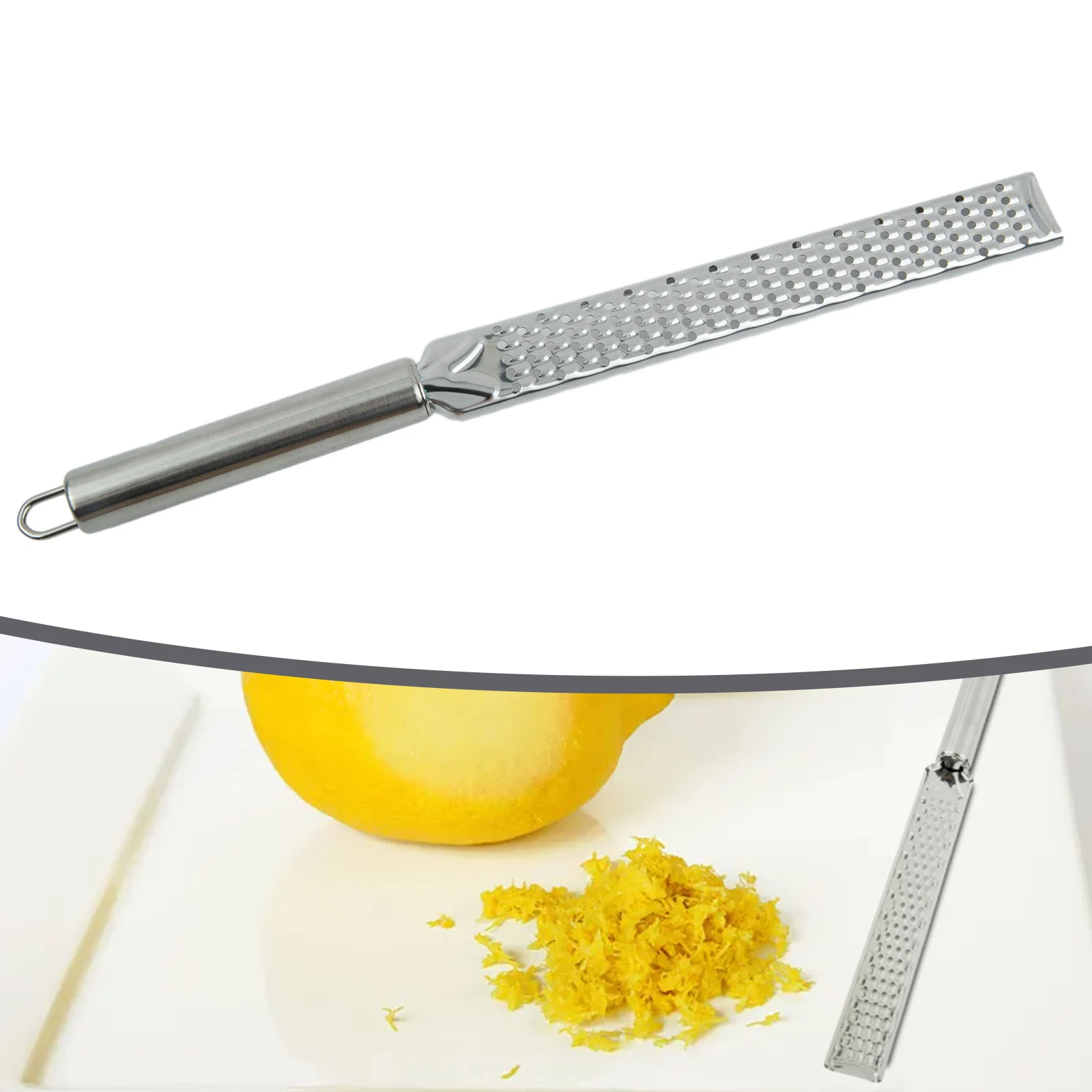 Werkzeug Lange Reibe Gewürze Edelstahl 20 cm 32 x 2,5 cm Gadgets Reibe Küchenhelfer Küchenreibe Praktisch