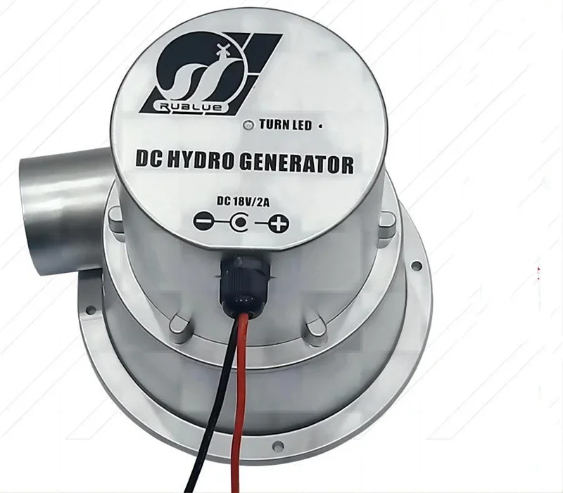 12V small hydroelectric generator outdoor portable water turbine high efficiency brushless DC micro hydroelectric generator