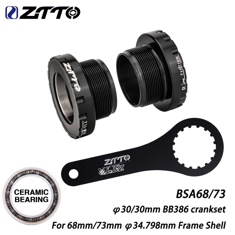 ZTTO MTB ロードバイク BSA30 BSA ISO 68 ミリメートル 73