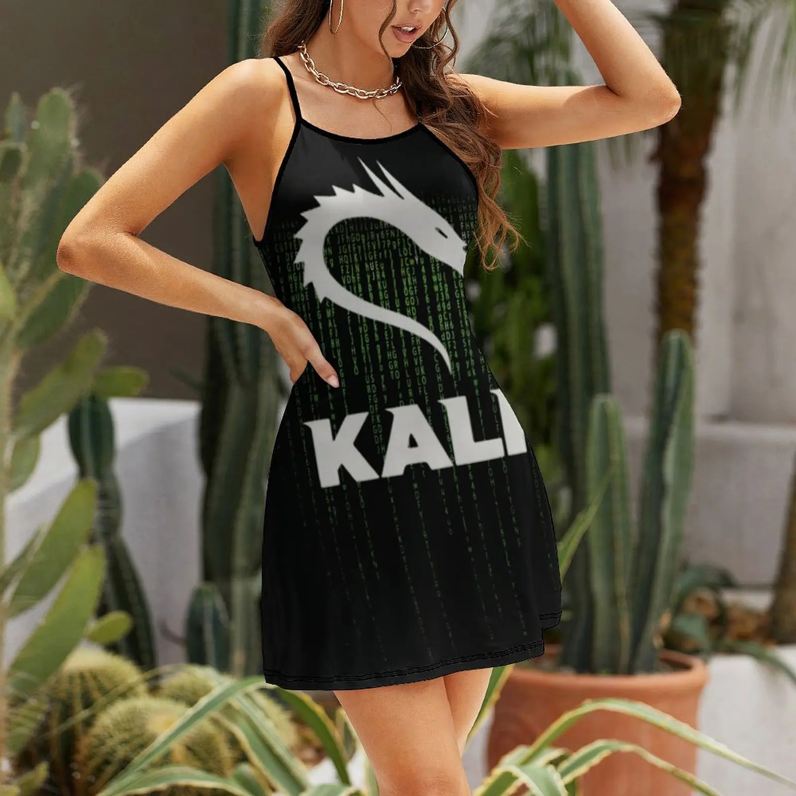 Kali Linux for Sale  Women's Sling Dress Funny The Dress Graphic Vintage Sexy  Woman's Dress Cocktails