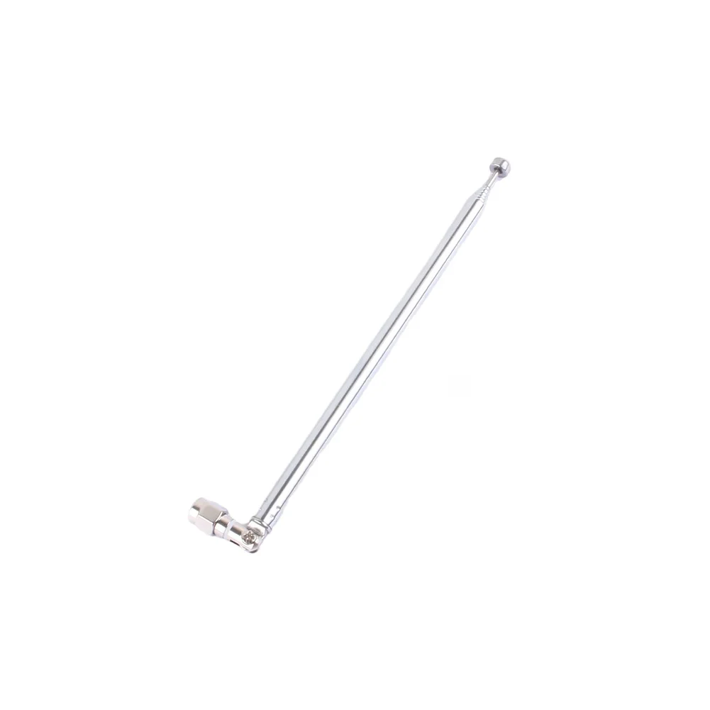 For FM Radio Telescopic Antenna Made of Stainless Steel 120mm to 762mm Extension For SMA/F Connector Compatible