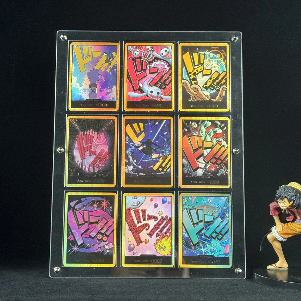 

OPCG New TCG GOLD DON!! The Best Collection Card PRB-01 English SUPER PARALLEL FOIL NM Zoro Perona Trafalgar Law Gold Flash Gift