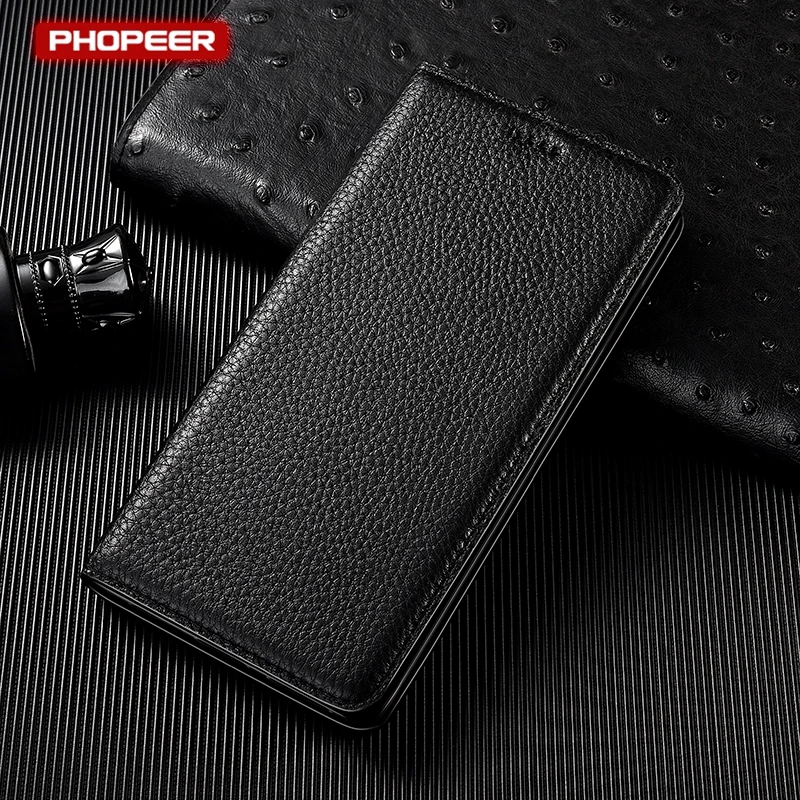 Genuine Leather Case For OPPO A91 A92 A92s A93 A93s A94 A95 A96 4G 5G Flip Slot Magnetic Wallet Holder book Phone Cover coque