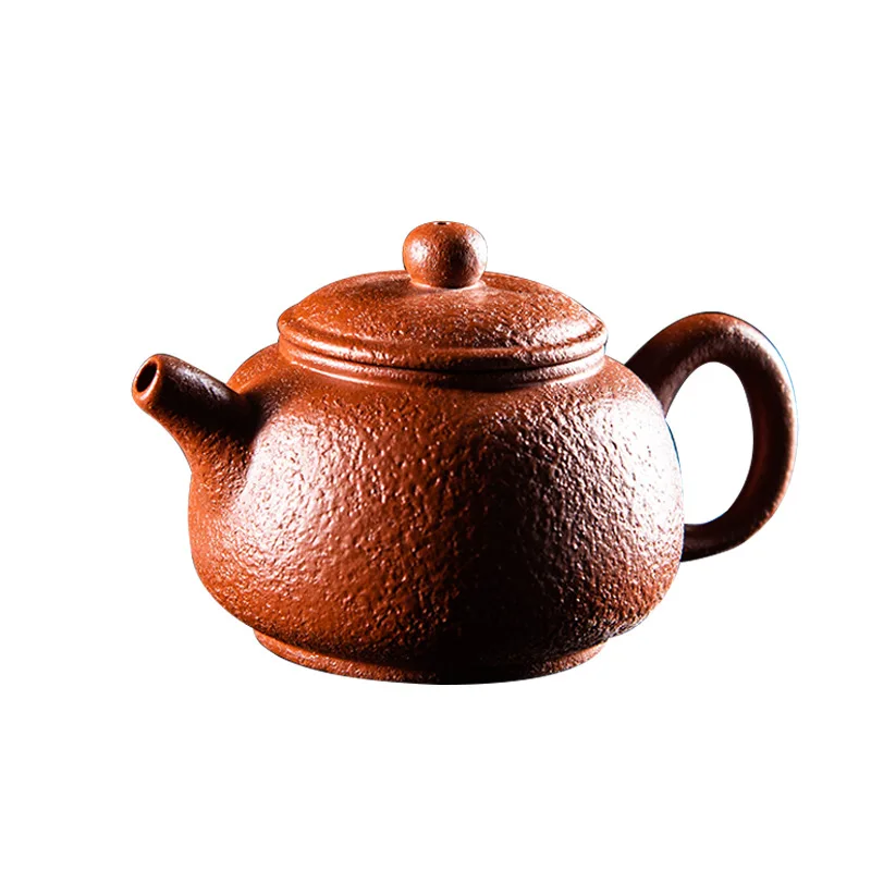 100ml Chinese Yixing Purple Clay Teapots Famous Handmade Dragon Pattern Xishi Tea Pot Raw Ore Dahongpao Kettle Zisha Tea Set