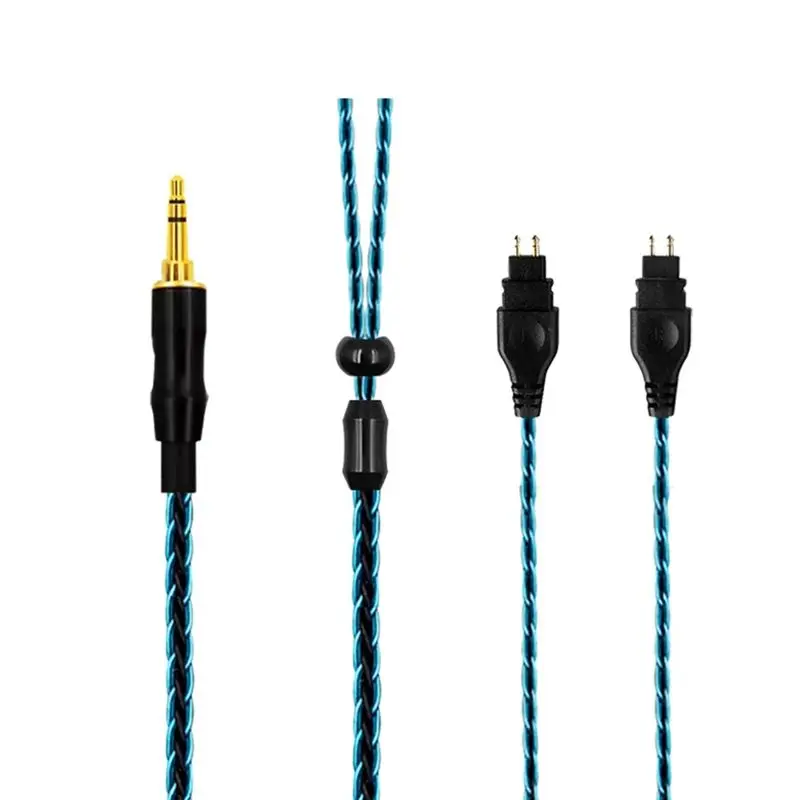 Кабель для наушников B27B для Sennheiser, восьмипроволочный, посеребренный, в оплетке, для Sennheiser HD600/HD650/HD660S2 HD650, 4,4 мм, балансный.