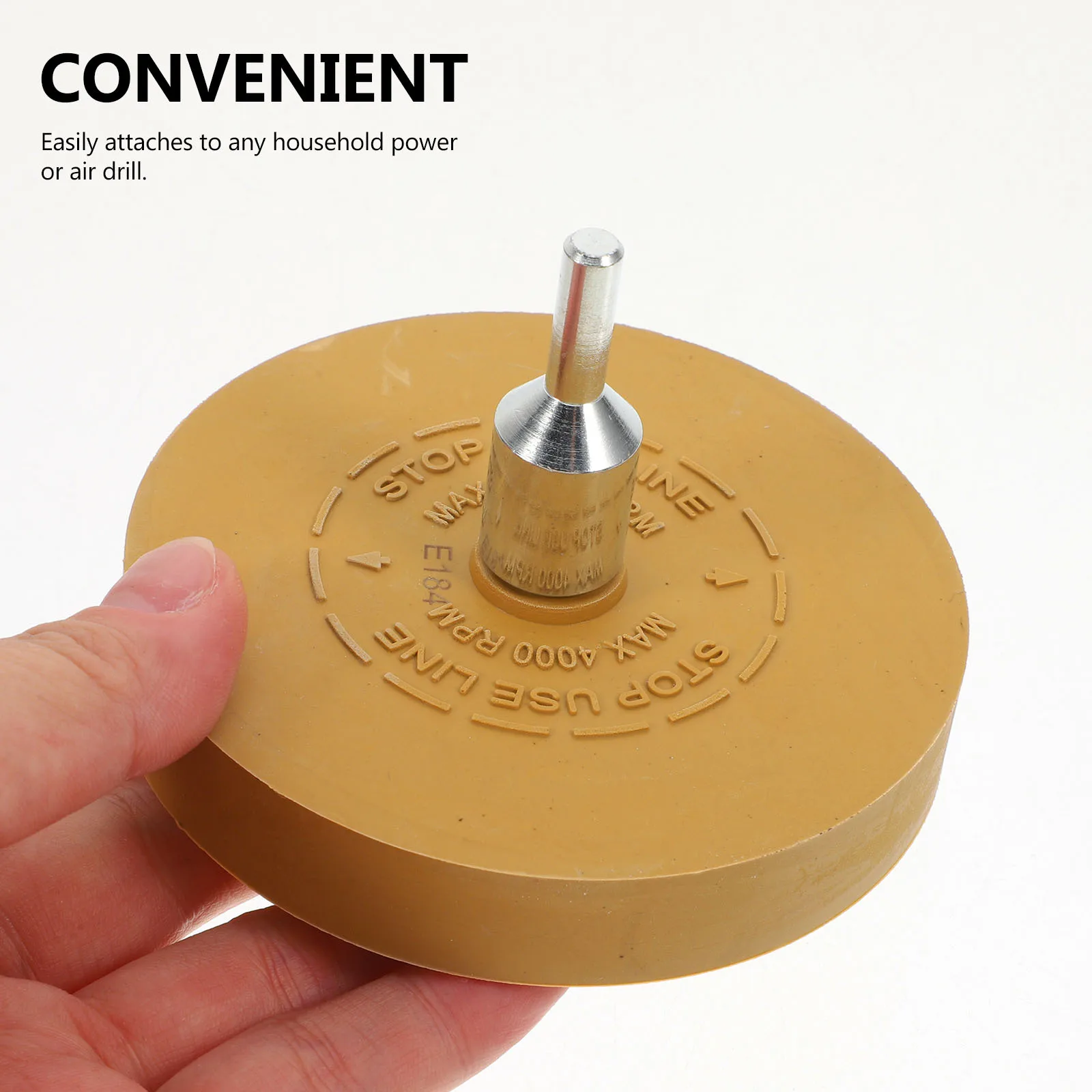 15 мм ластик для наклеек, инструмент для удаления клея, инструмент для удаления виниловых наклеек, графическое резиновое колесо, совместимое с дрелью