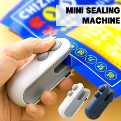 Portable Mini Sealer 2 in 1 Heat Bag Sealing Machine USB Rechargable Heat Sealer Food Storage Sealing Clip Packaging Sealer