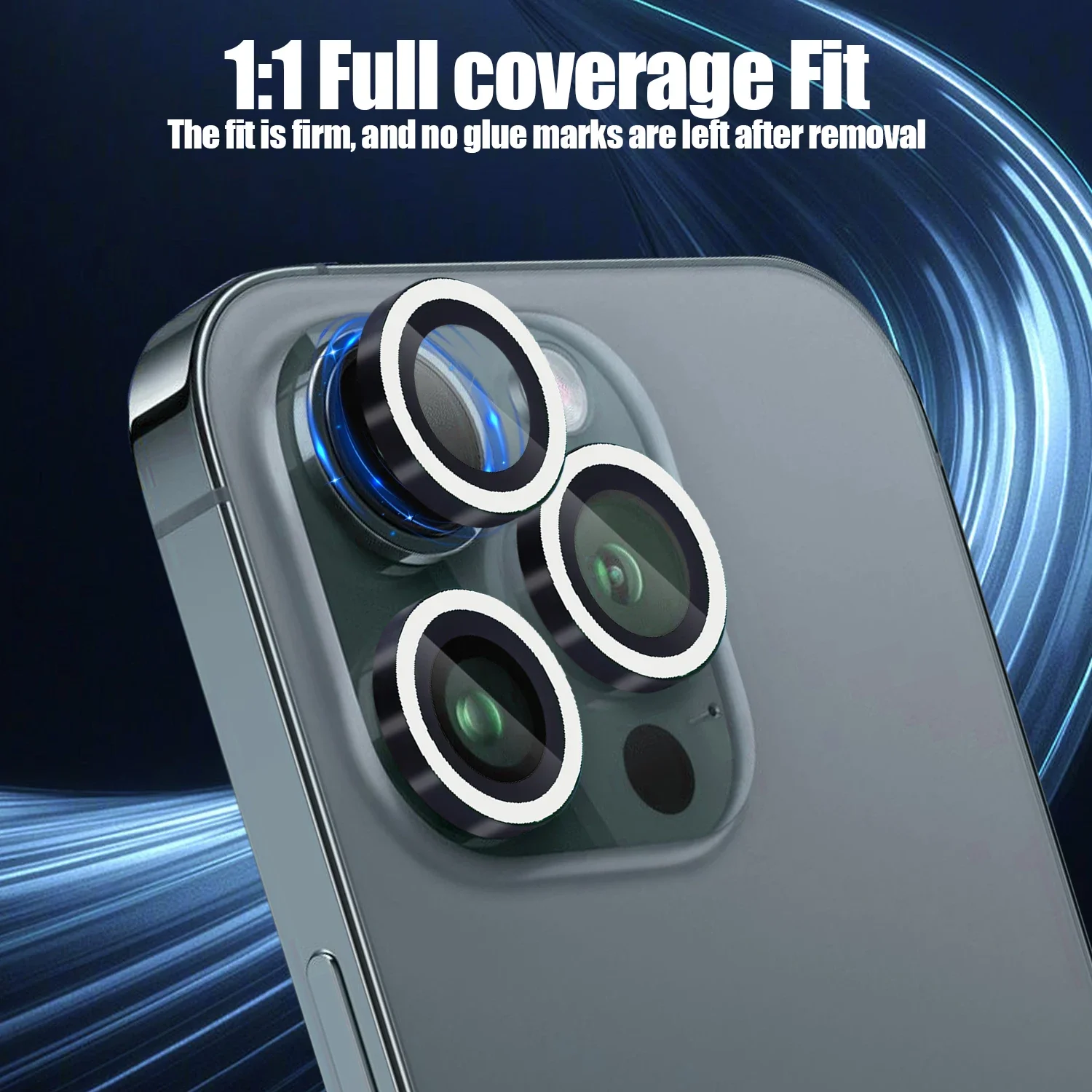 9H hardheid gehard glas camerabeschermers voor iPhone 16 Pro/16 Pro Max/16 Plus/16 onbreekbaar Ultra HD metalen glazen lensfilms