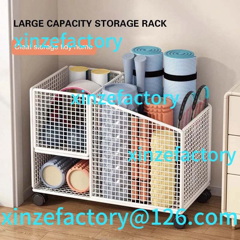 

Customizable Removable Stainless Steel Storage Rack Slit Storage Basket Fitness Equipment Storage Yoga Mat Dumbbell Fitness Room