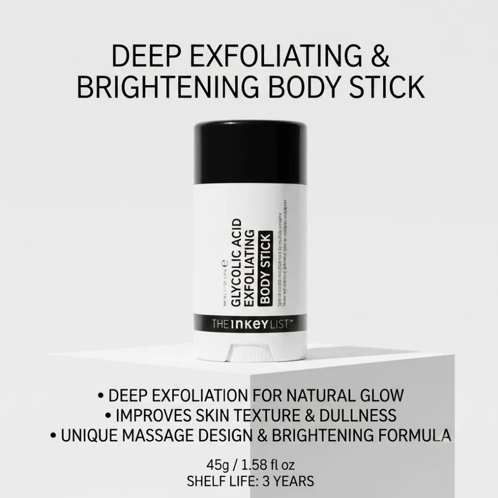 Bâton exfoliant pour le corps 45g, gommage nettoyant en profondeur pour réparer les peaux rugueuses, soin nourrissant et éclaircissant pour le corps