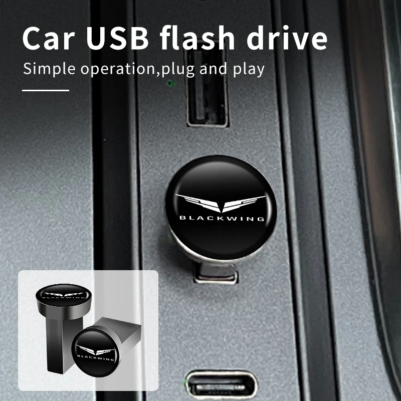 Car Interior 16/32/64GB USB Flash Drives Mini Memory Stick Plug For Cadillac XT6 CT6 XT5 CT5 XT4 CT4 CTS ATS SRX BLS XLR XTS STS