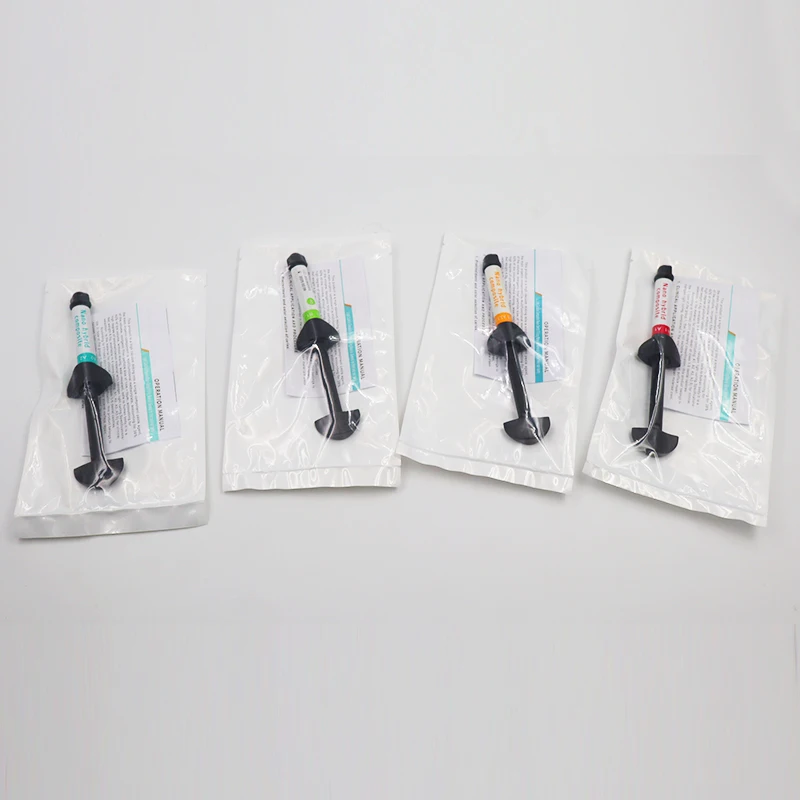 Dental Restoration Syringe Universal Color Shade Dentistry Enamel Material Aesthetics Composite Resin Compressive Strength