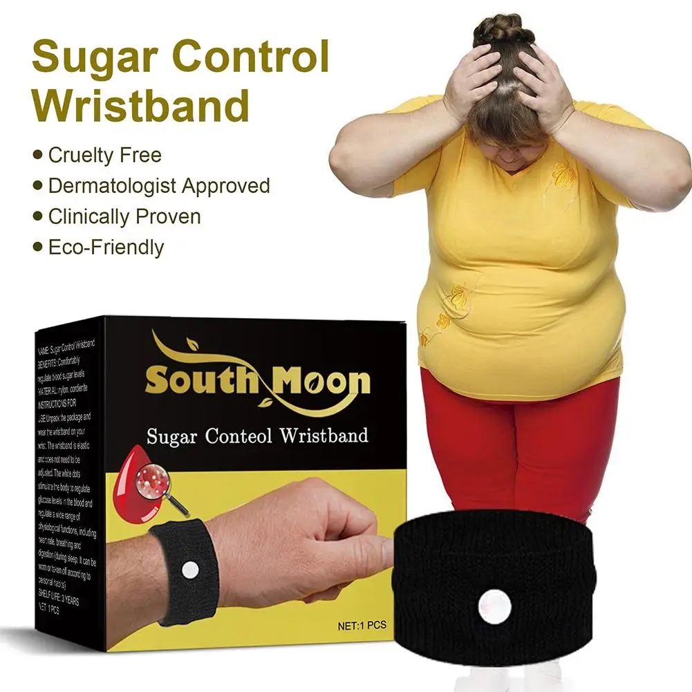 1pc Sugar Control Wristband Blood Glucose Management Body Care Wrist Strap Regulate Blood Sugar Levels Safe Health Care Tools