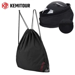 Motorcycle Helmet Bag Drawstring Backpack Universal for Touring Motorcycle Dirt Bike Motocross Bicycle Racing ATV UTV Snowmobile