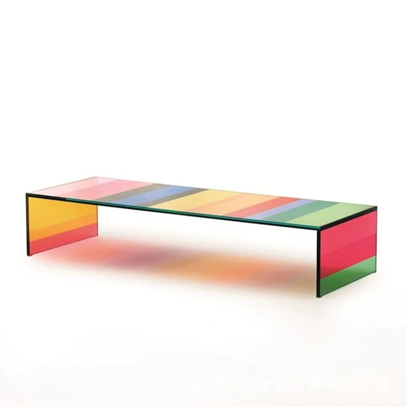 

Italian minimalist coffee table acrylic color designer coffee table