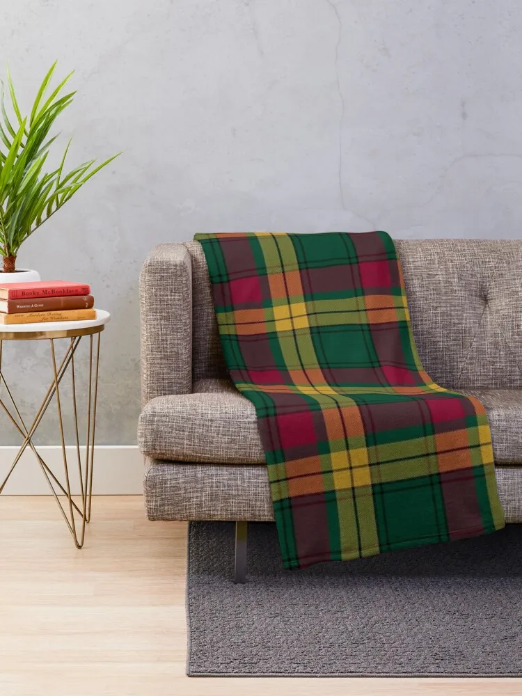 MacMillan Tartan Scottish Clan, Family, and Heritage Design Throw Blanket Sofa anime Blankets