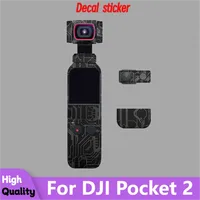 For DJI Pocket 2 Decal Skin Vinyl Wrap Film Action Gimbal Camera Creator Combo Protective Sticker Osmo Pocket2 PocketII II M2