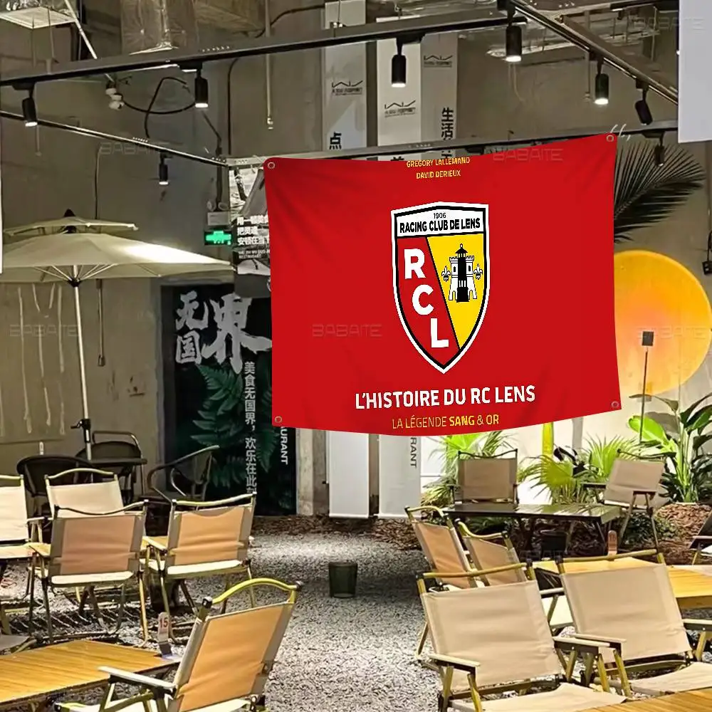 R-RC-Lens LOGO Large Size Shop Art Promotion Advertising Booth Flag Hanging Banners