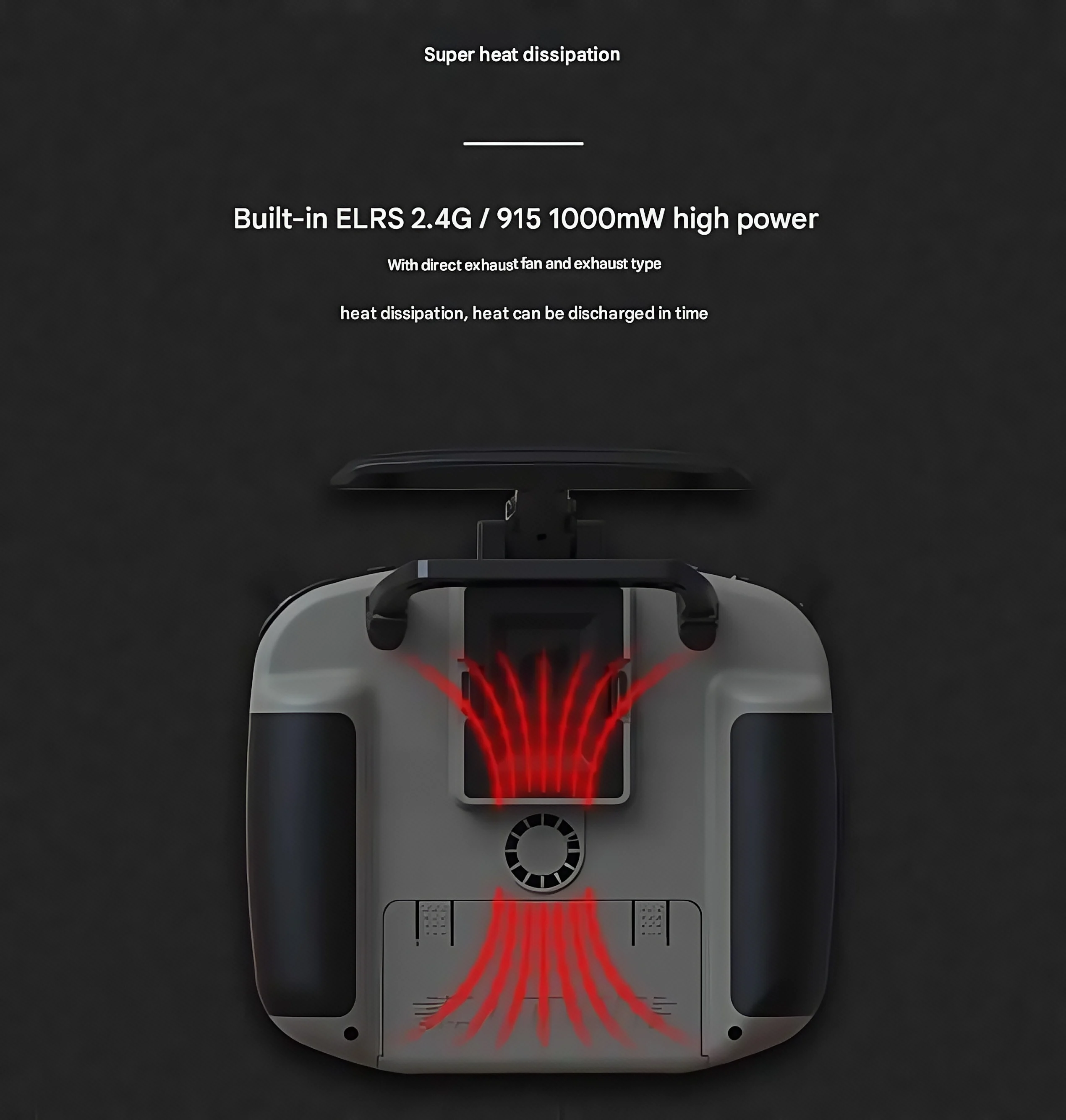 Jumper T15 remote control color screen Chinese HALL RDC 1W 2.4G long-distance FPV transmitter flying across the drone