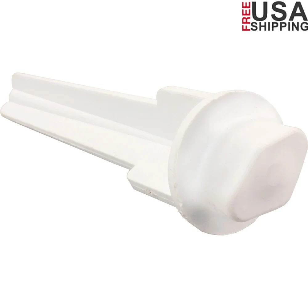 

Lavatory Sink Stopper Rubber Replacement One-Piece Molded Sinks Fits 1-3/8 Inch Opening 4 Inch Length Durable White