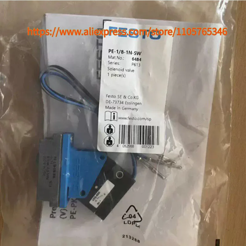 1pcs PE1/8-1N PE1/8-1N-SW 6217 6484 FESTO Pneumatic/Electrical Pressure Converter