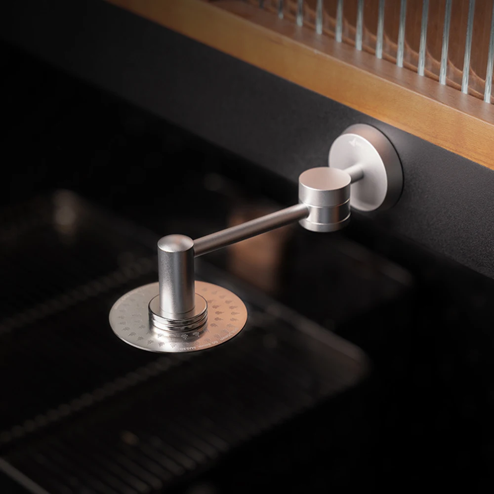 Estante de almacenamiento de filtro de café Universal, red de distribución de agua secundaria, soporte de adsorción automática, utensilios de café, 51-58mm