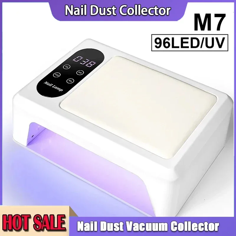 

96 светодиодная профессиональная лампа для ногтей, быстроотверждаемая УФ-сушилка для гель-лака с 4 таймерами и датчиком, лампа для отверждения маникюрного салона, инструменты