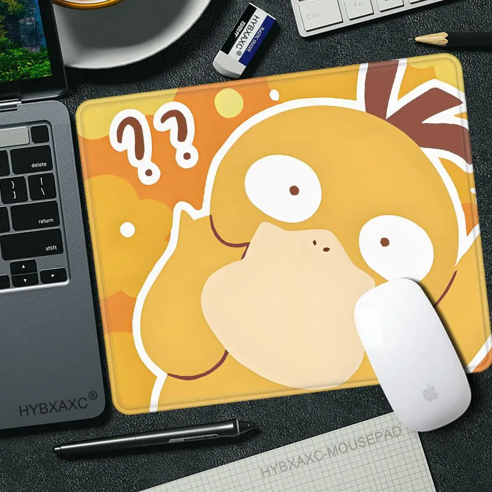 New Cute Psyduck Gaming Mouse Pad PC Pikachu Small Size Gamer Keyboard P-Pokemon Desktop Mouse Mat Japan Anime Desk Mat