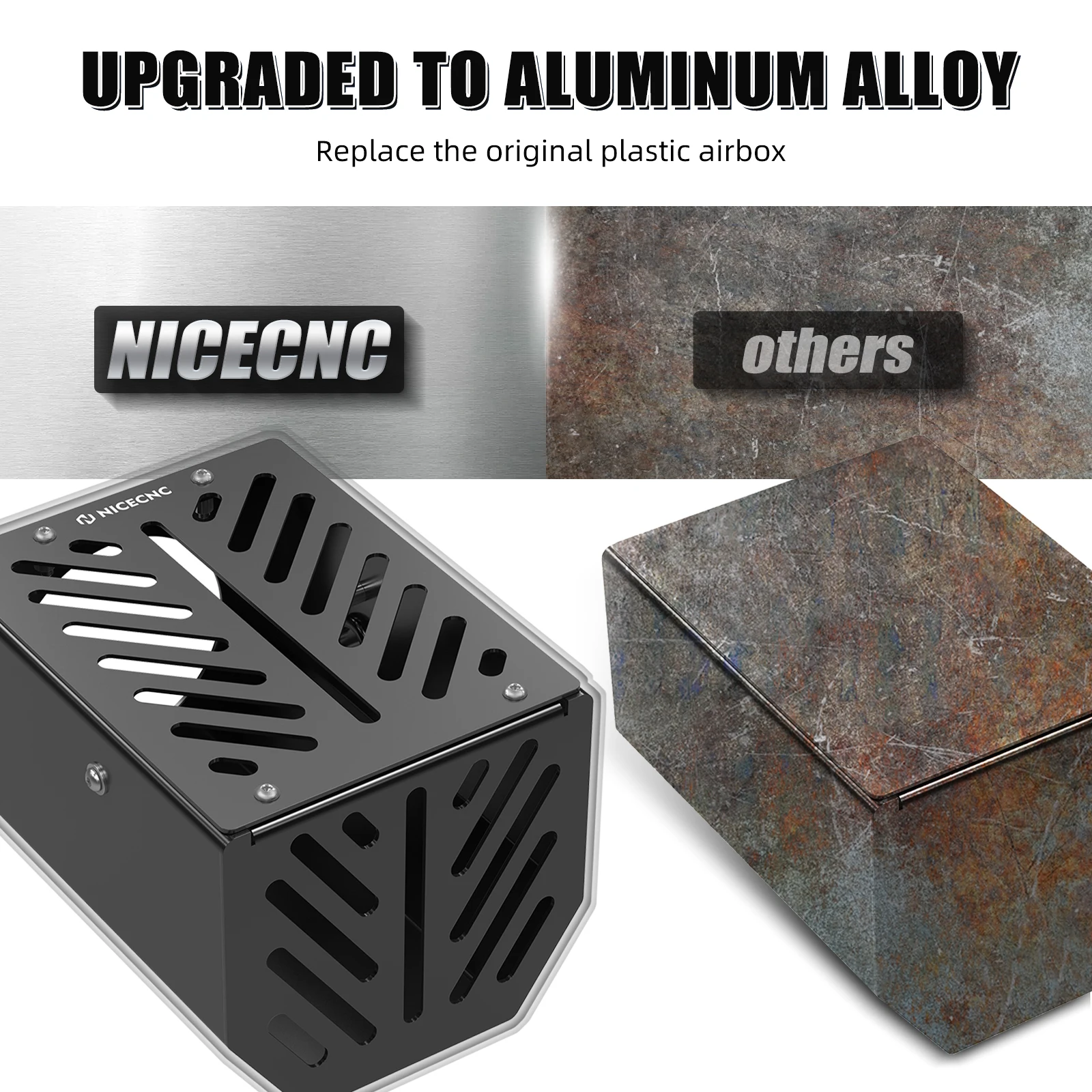 NICECNC TRX450R TRX450ER Airbox 17210-HP1-600 Aluminum Alloy For Honda TRX450R 2006-2009 TRX450ER 2006-2014 ATV Accessories