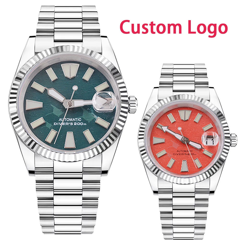 นาฬิกาข้อมือผู้ชาย Corgeut 36/39 มม. ระบบอัตโนมัติ Relogio MasculinoNH35 เครื่องกลไก แซฟไฟร์