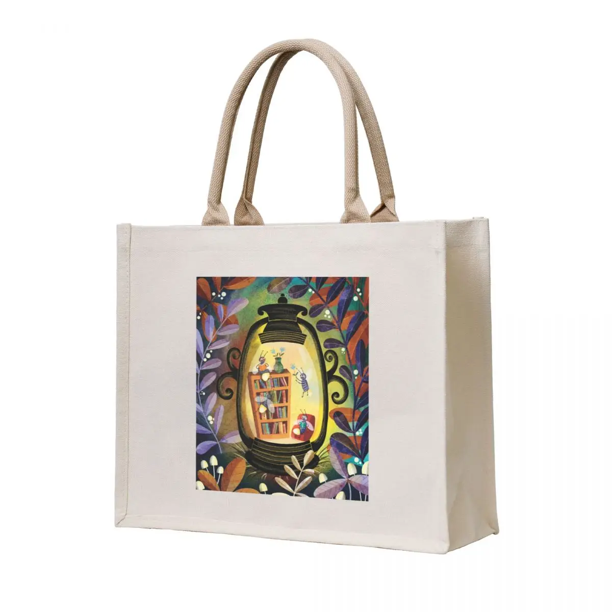 

Fireflies Library Tote Bag custom tote bag bags luxury women foldable reusable bag