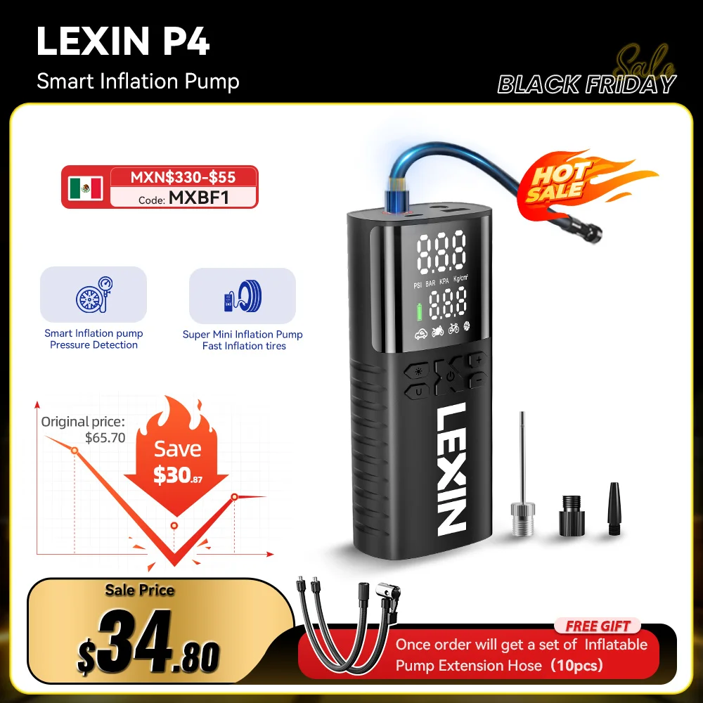 yZ[zLexin P4 X}[gGA|v 4000mAh I[goC^CCt[^[]ԃ{[gp LED fW^ & vZbg̓Ct
