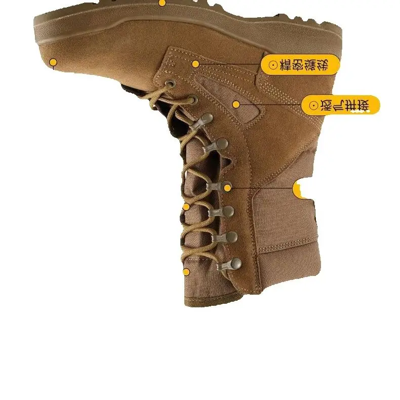 

Outdoor Combat Tactical Boots Men's and Women's Lightweight Summer Mesh Breathable Hiking Shoes