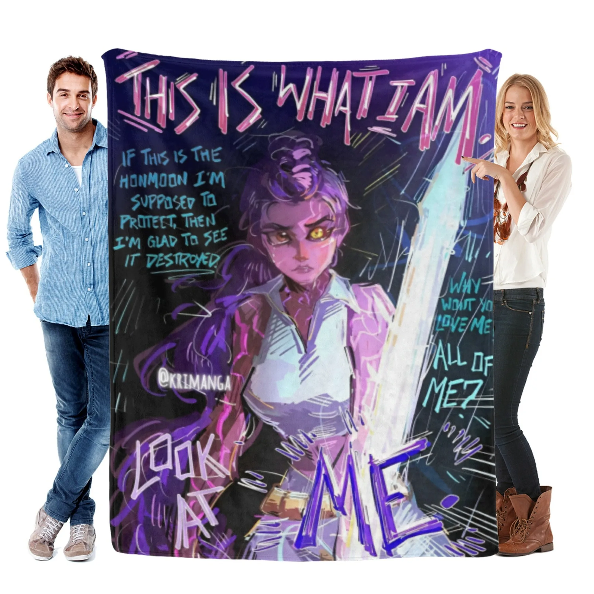 

Фланелевое флисовое одеяло с принтом KPOP Witch Hunting Team, подходит для всех сезонов, для спальни и дивана, мягкое и комфортное